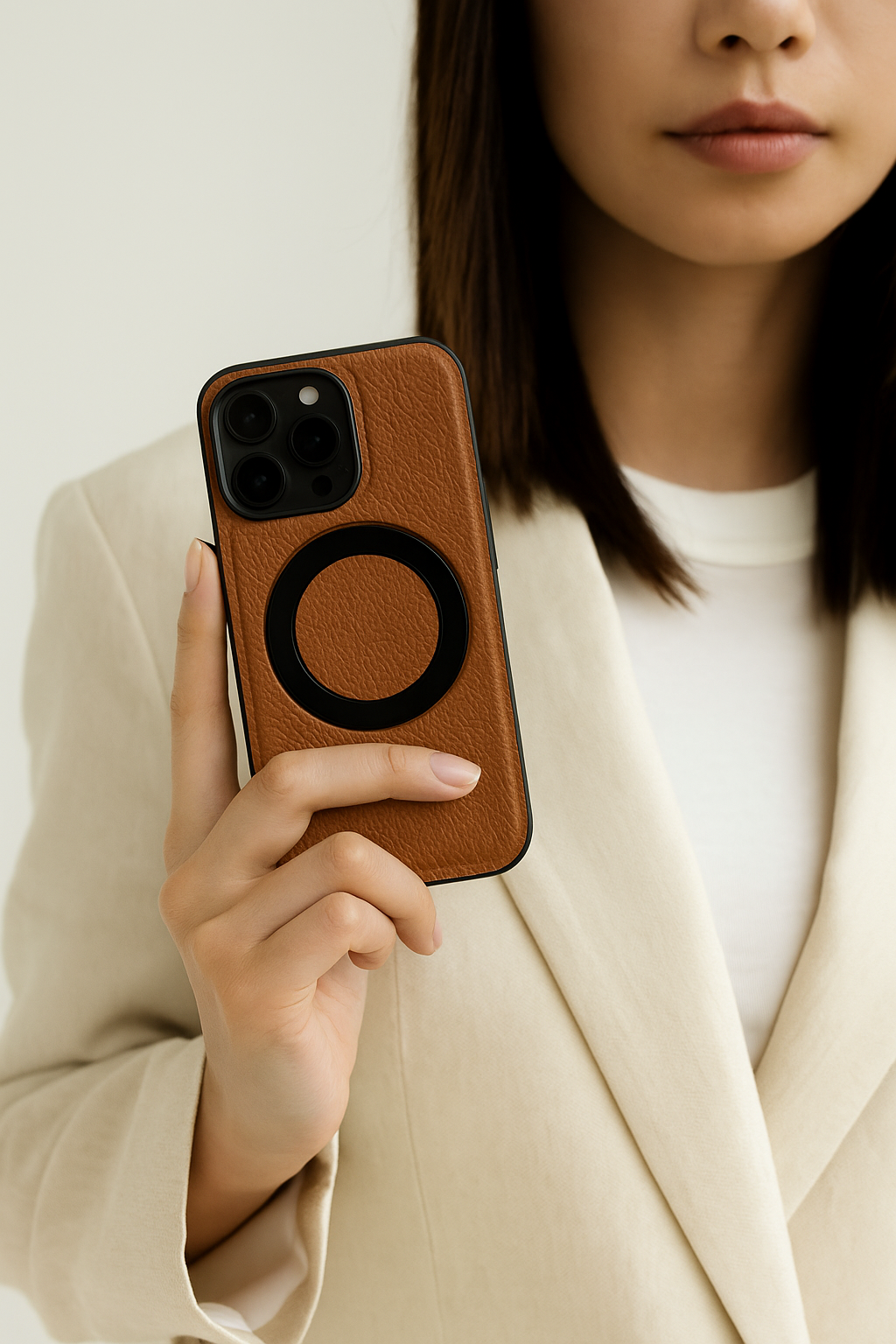Kubvio OrbitGrip360™ Leather Case – Earthbound Series