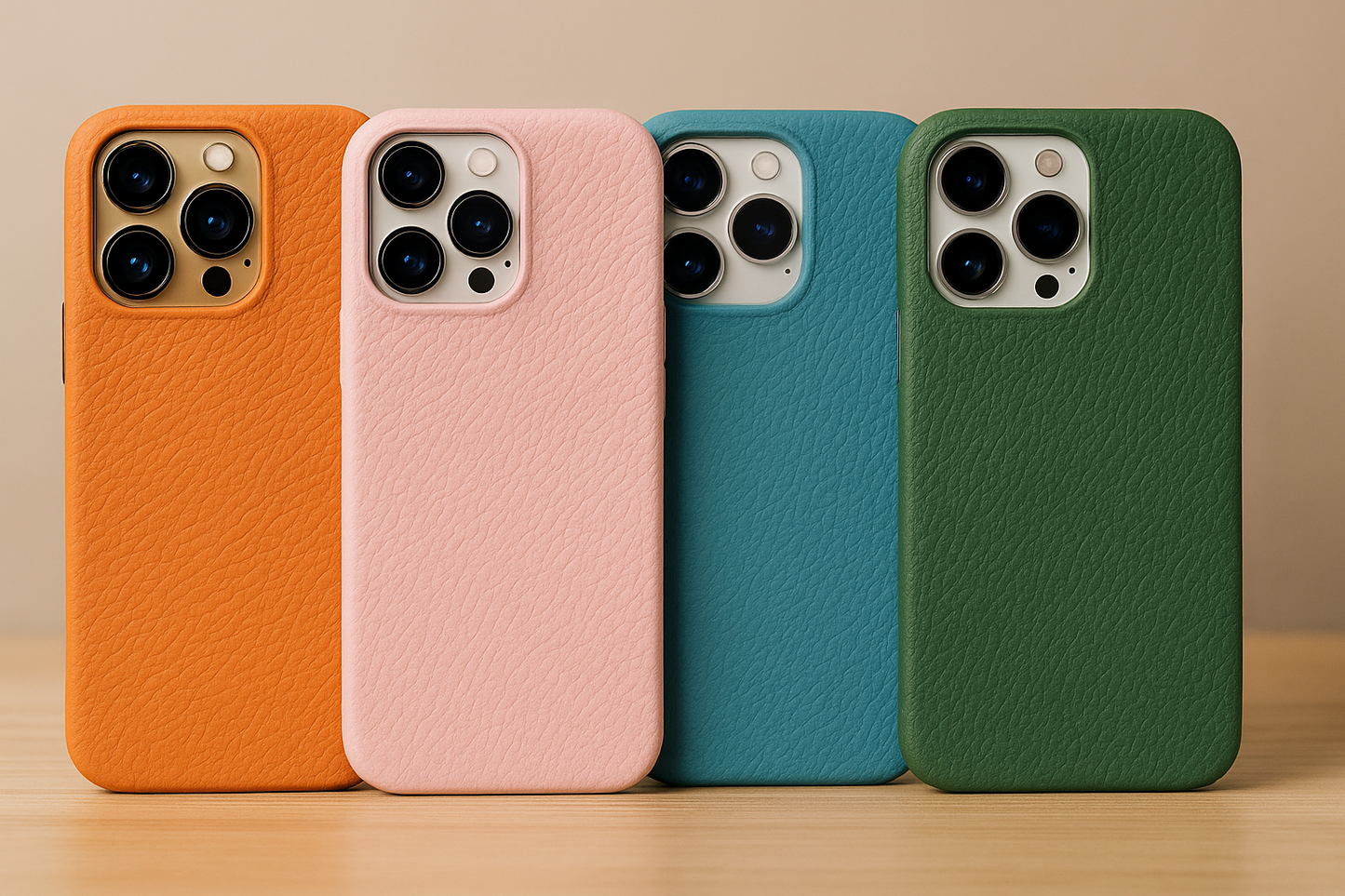 Kubvio BareGuard™ Leather Case – Chromaglow Series