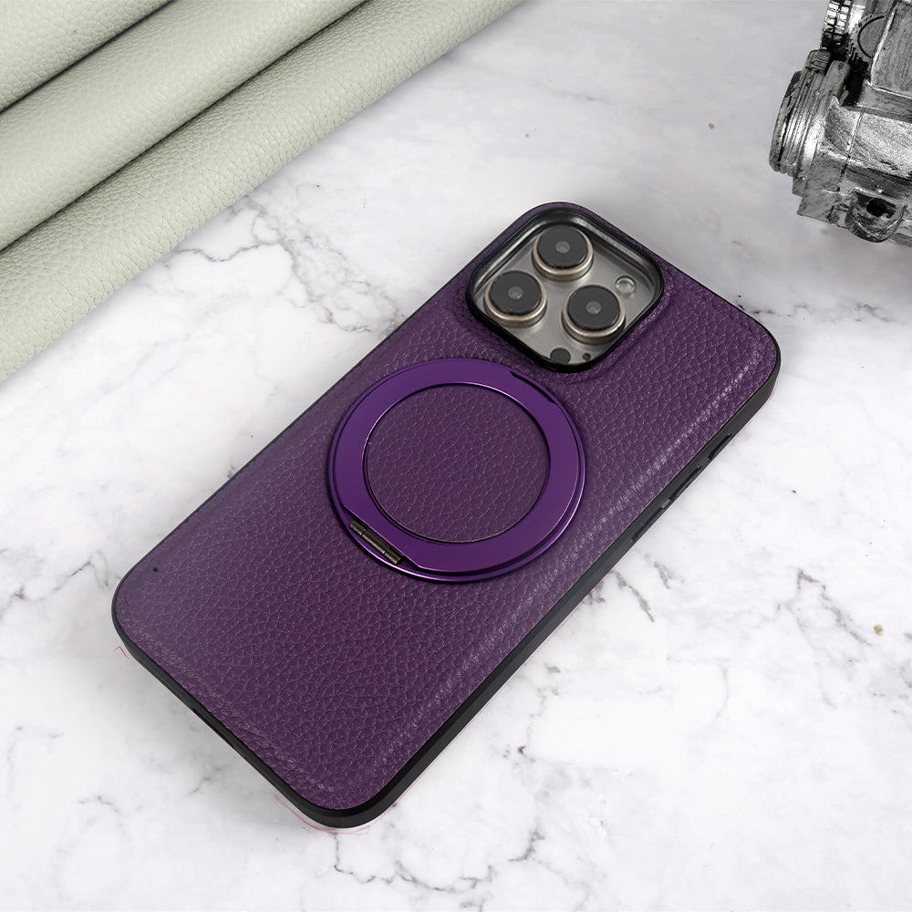 Kubvio OrbitGrip360™ Leather Case – Chromatique Series