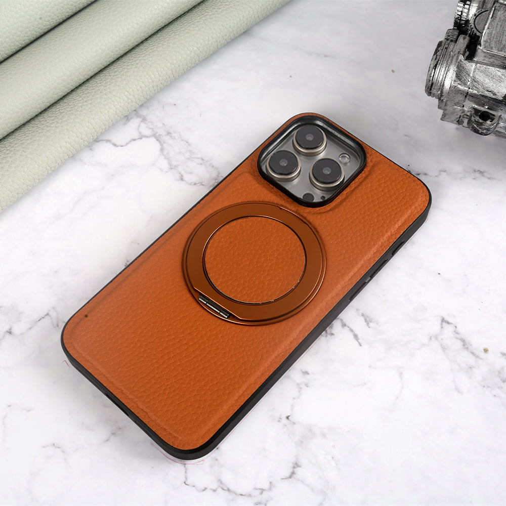 Kubvio OrbitGrip360™ Leather Case – Chromatique Series