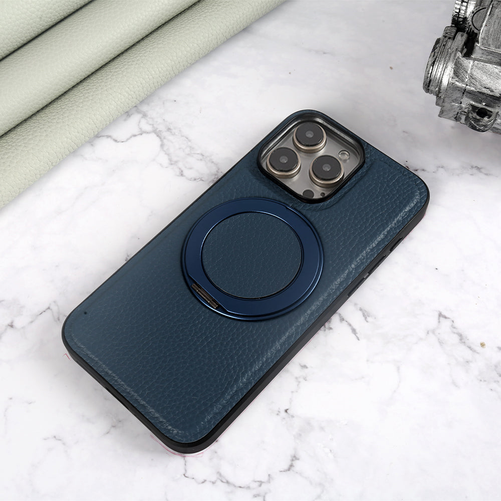 Kubvio OrbitGrip360™ Leather Case – Chromatique Series