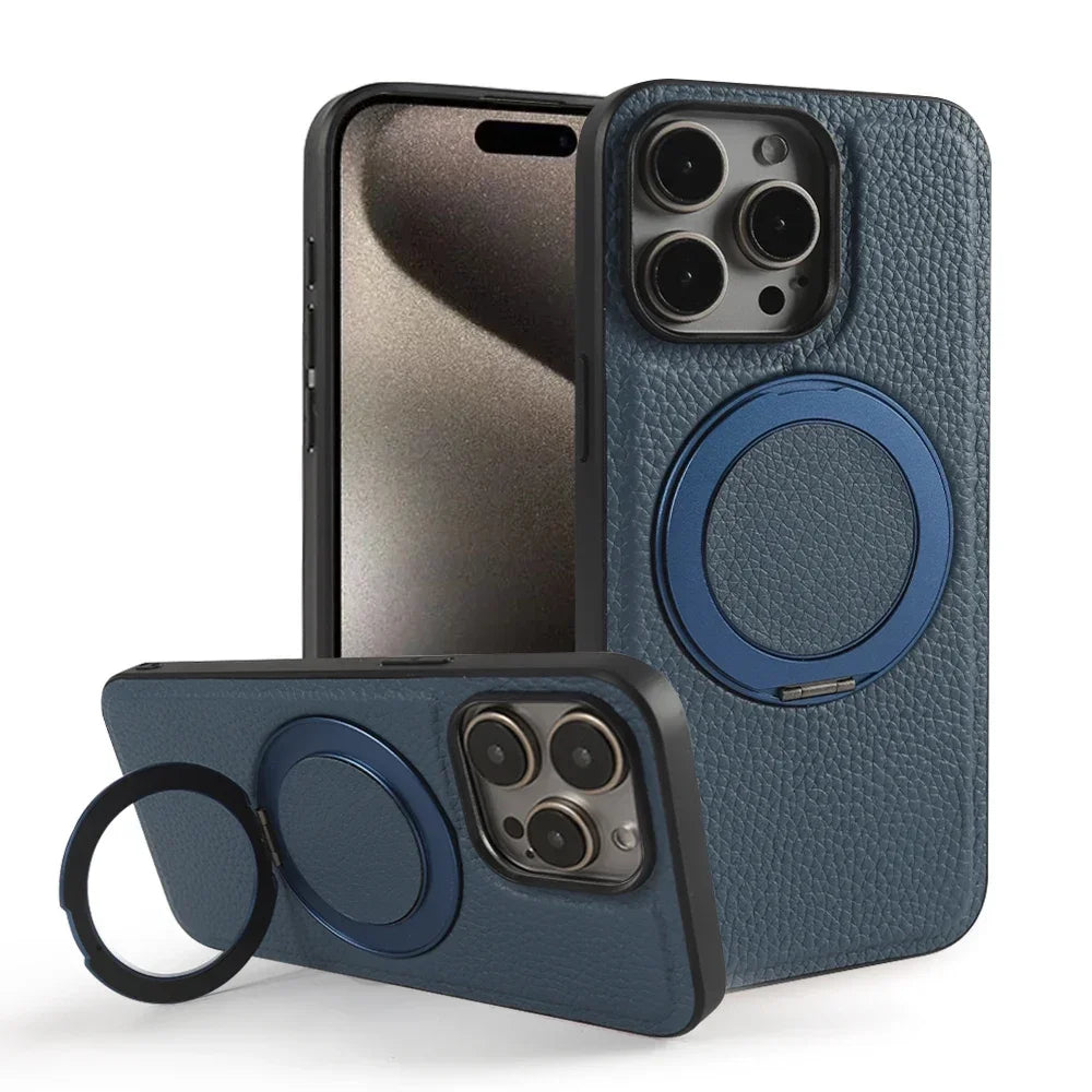 Kubvio OrbitGrip360™ Leather Case – Chromatique Series