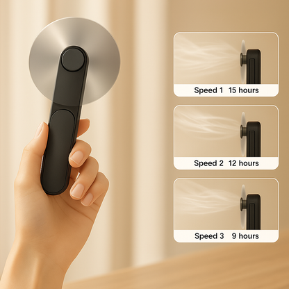 Kubvio AeroFold™ – Smart Portable Folding Fan